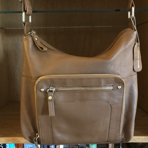 EUC Great American LeatherWorks leather crossbody organizer bag - Picture 2 of 9